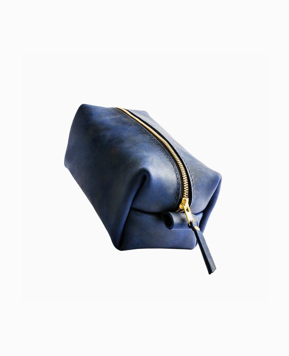 Leather dopp kit bag