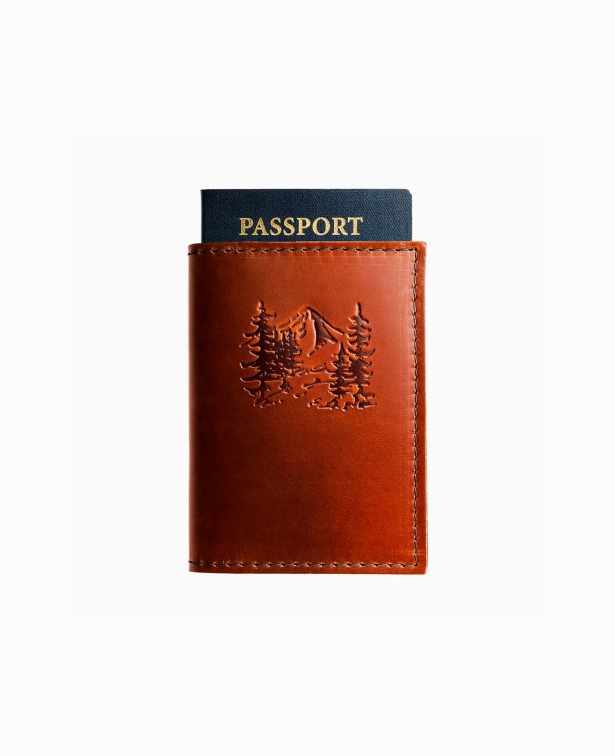 Leather passport holder